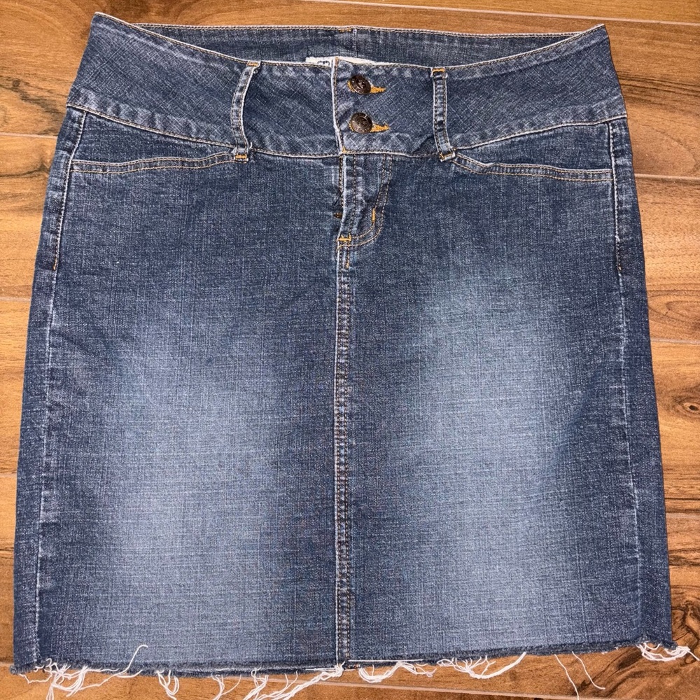 Paris Blues Classic Blue Denim Pencil Skirt